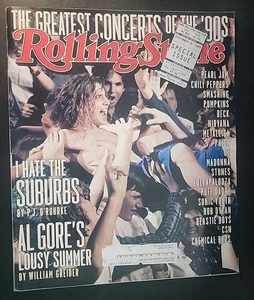 Rolling Stone Magazine Issue 822 September 30,1999 Eddie Vedder Crowd Surfing - Picture 1 of 12