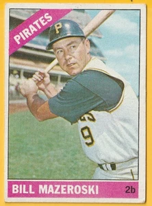 1966 TOPPS BILL MAZEROSKI #210 EX + PIRATES HOFer - Bild 1 von 2