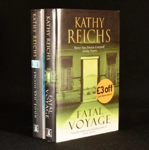 1999-2001 2vol Death Du Jour & Fatal Voyage by Kathy Reichs First UK Edition ... - Bild 1 von 11