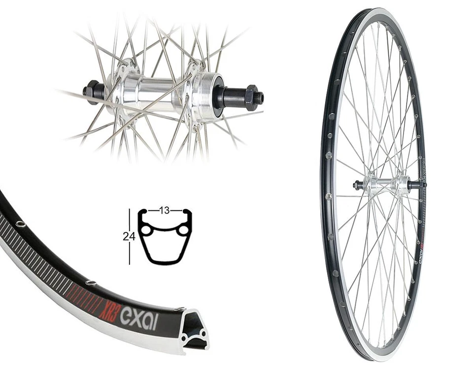 Race 28 Zoll Hinterrad 13-622 Rennrad XR3 für Schraubkranz 6 Fach oder 7 Fach - Bild 1 von 1