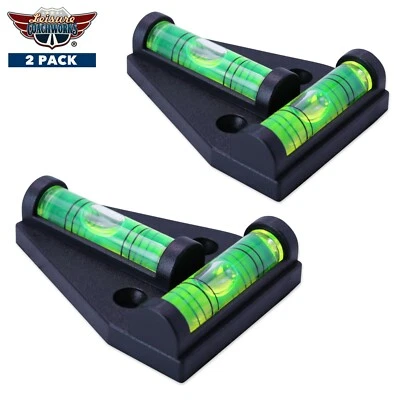 Multi Use T Bubble Level 2 Way Cross Check RV Trailer Leisure Coachworks 2 PACK - Image 1 of 4