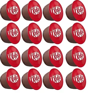 Dolce Gusto Kit Kat Hot Chocolate Pods, 20 40 60 80 100 Capsules Sold Loose - Picture 1 of 3