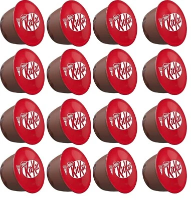 Dolce Gusto Kit Kat  Hot Chocolate Pods, 20 40 60 80 100 Capsules Sold Loose - image 1 of 3