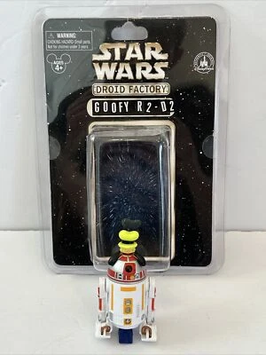 Figura de acción Star Wars Tours Parques Disney Goofy R2D2 Custom Build A Droid Factory Foto 1 de 4