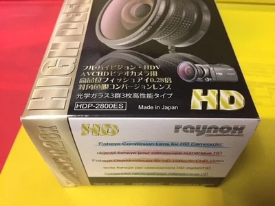 RAYNOX HDP-2800ES 0.28x Fisheye Lens 43 37 52 mm GZ-HD5/GZ-HD6/GZ-HD300/GZ-HD320 - Image 1 of 4