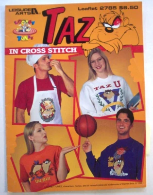 Looney Tunes TAZ cross stitch pattern Tasmanian Devil - Image 1 of 4