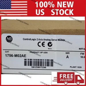 New Sealed Allen-Bradley 1756-M02AE ControlLogix 2-Axis Encoder AB 1756 M02AE US - Picture 1 of 2