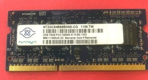 💥NANYA 2GB 1Rx8 PC3-10600S COMPUTER RAM MEMORY NT2GC64B88G0NS-CG - Picture 1 of 2