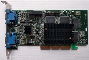 Matrox Millennium G400 Dual Head G4MDH4A32G - Scheda Video AGP 4X 32MB 2xVGA - Foto 1 di 6