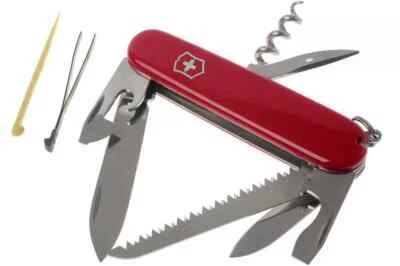 "VICTORINOX"  CAMPER 1.3613  RED c.2011's  MULTI-TOOL FOLDING  SWISS ARMY KNIFE - Image 1 of 4