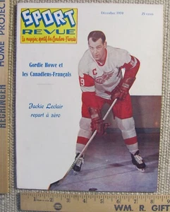 Sport Revue December 1959 Gordie Howe Detroit Red Wings - Picture 1 of 11