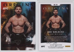 2023 Panini Chronicles UFC Origins Red /199 Joe Solecki #139 Rookie RC