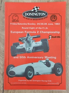 1983 Donington Park European Formula 2, BSCC & 50th Anniv. Programme - 26th June - Picture 1 of 3