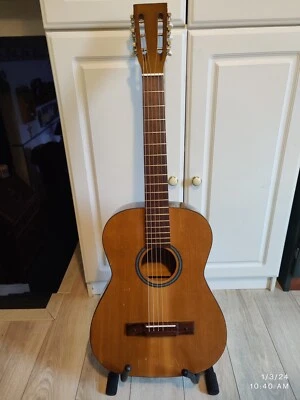 Vintage N-2 1960's Harmony USA Parlor Acoustic Guitar - Image 1 of 4