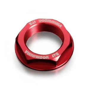 YOSHIMURA TOP YOKE NUT LOCKNUT RED YAMAHA YZF-R6 YZFR6 YZF 6 2006-2007 2CO - Picture 1 of 2