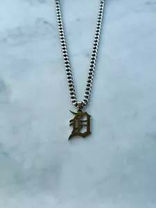Detroit Tigers Necklace - 5mm Cuban - 20" Chain - MLB - Baseball - Easter Gift - Picture 1 of 3