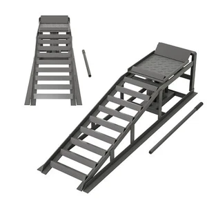 Paquete de 2 rampas hidráulicas para automóviles 5T 11000 lb rampas de servicio de elevación de automóviles de bajo perfil camión - Imagen 1 de 6