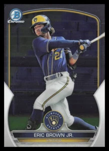 2023 Bowman #BCP-41 Eric Brown Jr. Milwaukee Brewers Chrome Prospects - Bild 1 von 2