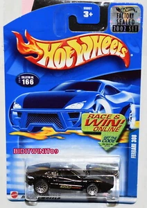 Hot Wheels 2002 Ferrari 308 #166 Noir Usine Scellé Avec + - Picture 1 of 1