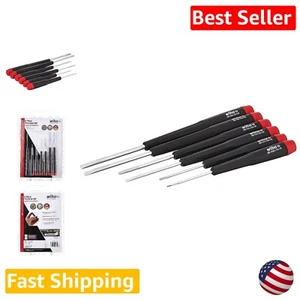 Slotted Precision Screwdriver Set - 6 Piece - Chrome-Plated - Non-Slip Surface - Picture 1 of 7