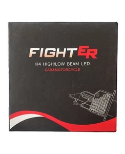 H4 9003 Super White 4000LM Kit LED Bombillas de Luz Alta y Baja 3000K 3Piezas - Imagen 1 de 5