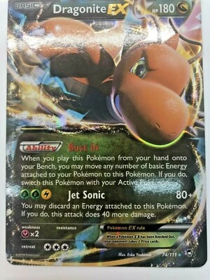 Dragonite 74/111 Full Art Holo Pokemon Card Furious Fists - Image 1 of 2