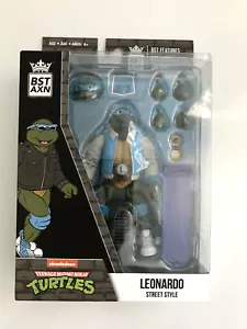 new BST AXN Figure TMNT Leonardo Street Style Jacket 1/4 chase Variant - Picture 1 of 5