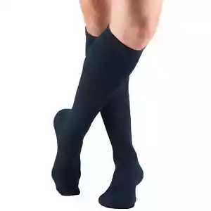Kompressionsstrümpfe für Herren Truform 15-20 mmHg kniehoch schwarz - Bild 1 von 3
