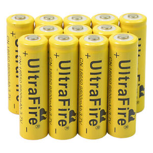 4-10pcs 3.7V Li-ion Rechargeable Battery + Charger
