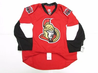 OTTAWA SENATORS AUTHENTIC HOME TEAM ISSUED REEBOK EDGE 2.0 7287 JERSEY SIZE 58+ - Image 1 of 4