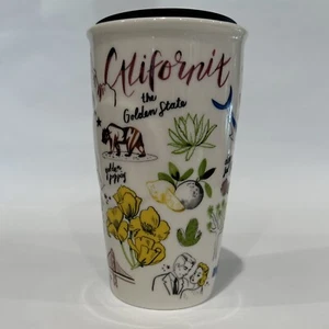 Starbucks California Golden State 2016 Ceramic Travel Coffee Tumbler - Picture 1 of 8