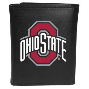 Ohio State Buckeyes Tri-fold Wallet Large Logo w/ Gift Box - Picture 1 of 3