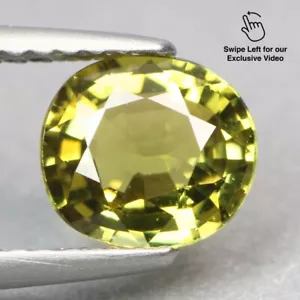 1,14 CT Faszinierend! Ultra seltener unbeheizter 100 % natürlicher neuwertiger grüner Turmalin - Bild 1 von 5