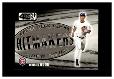 MOISES ALOU BASEBALL CARD 2002 UPPER DECK 40 MAN #1059 CHICAGO CUBS - Image 1 of 2