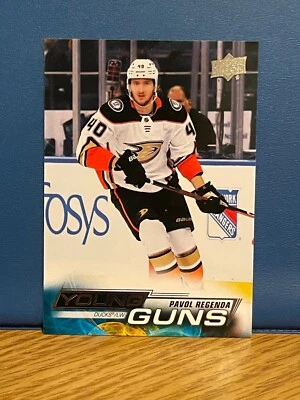 2022-23 Upper Deck Series 2 Pavol Regenda Young Guns Rookie #452 Anaheim Ducks - Image 1 of 2