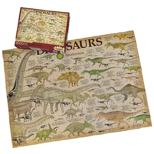 Smithsonian Dinosaurs Aquarius- 1000 Piece Jigsaw Puzzle - New Factory Sealed - Picture 1 of 3