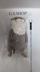 Shinada Global Mochi-KawaUso Otter Gray Plush Doll Stuffed Toy 8.6" M Size - Picture 1 of 12