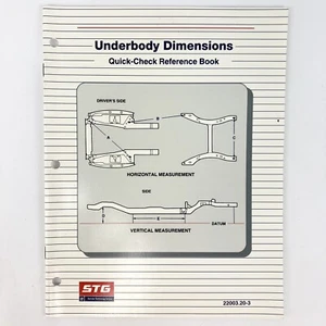 GM Training Reference Manual Underbody Dimensions Quick Check 22003.20-3 - Picture 1 of 3