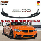 Produktbild - Frontspoiler Lippe Performance Schwarz Glanz passend für BMW M3 F80 M4 F82 F83