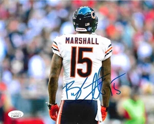 Brandon Marshall Signed 8x10 Photo Chicago Bears Legend HOF JSA COA - Picture 1 of 1
