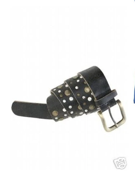 Cinturón de cuero AEROPOSTALE VINTAGE tachonado nuevo con etiquetas Foto 1 de 1