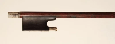 Silver mounted violin bow - Image 1 of 4