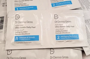 JUEGO DE 12 PEELING DIARIO ULTRA SUAVE DR DENNIS GROSS ALPHA BETA - Imagen 1 de 2