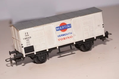SK6/3] PIKO H0 5-6448-105 Covered Freight Car " Martini " FS - Image 1 of 4