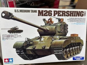 KIT MODELO TANQUE MEDIANO TAMIYA # 35254 ESCALA 1/35 M-26 PERSHING EE. UU. - Imagen 1 de 3