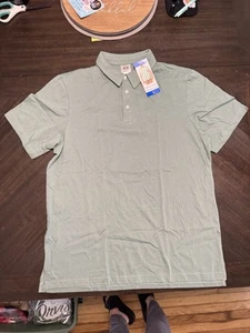 General Standard Men’s Light Green Polo Shirt Large NWT - Picture 1 of 6