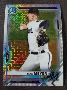 2021 Bowman Chrome MegaBox Max Meyer #BCP-66 Mojo Refractor - Picture 1 of 2