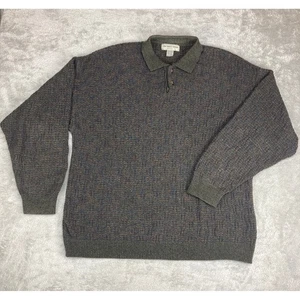 Suéter polo tejido manga larga XXL para hombre ropa deportiva San Mateo Island texturizado - Imagen 1 de 9