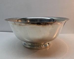 EB Rogers Silverware Co versilberte Schale Paul Revere Reproduktion 8 x 3,5 Zoll - Bild 1 von 5