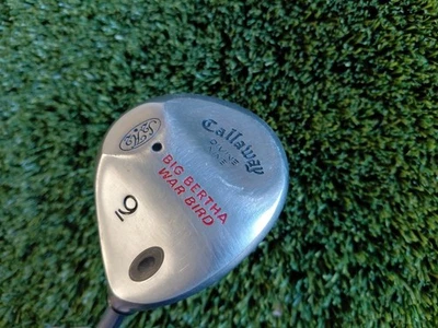 CALLAWAY DIVINO NINE BIG BERTHA WAR BIRD 9 MADERA Grafito Reg Flex Derecha y Cubierta Foto 1 de 4